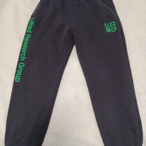 LRG Kids Charcoal Joggers with Green Details